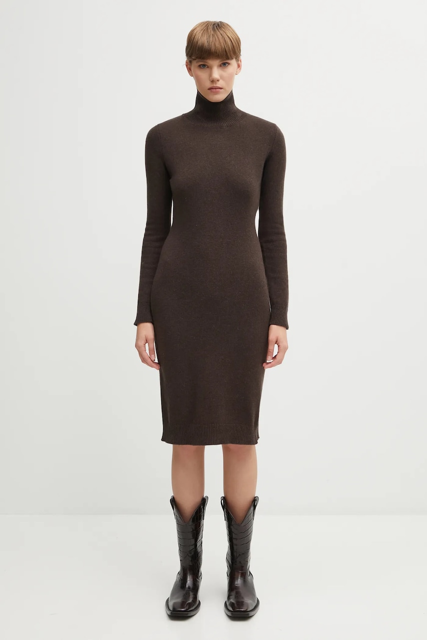 MM6 Maison Margiela rochie cu lână