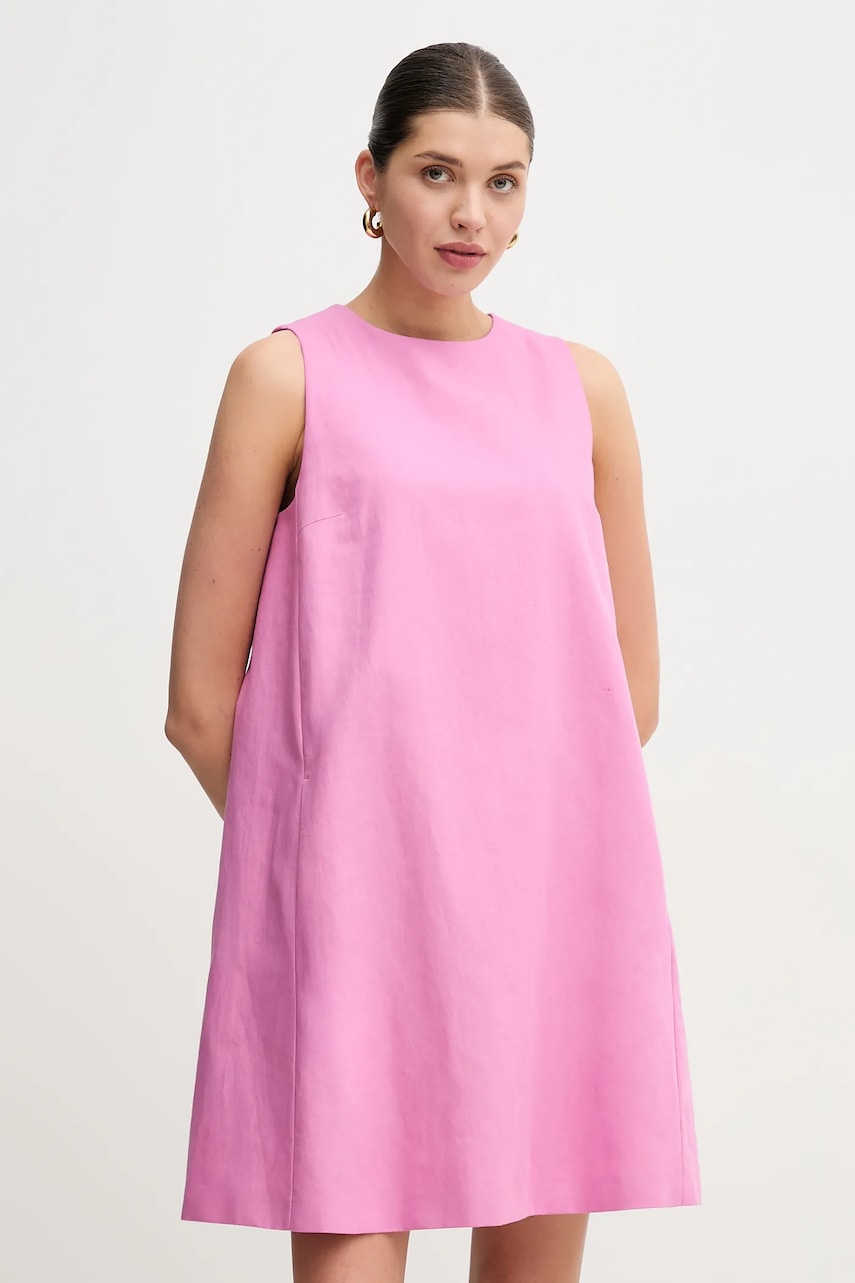 Weekend Max Mara rochie din amestec de in