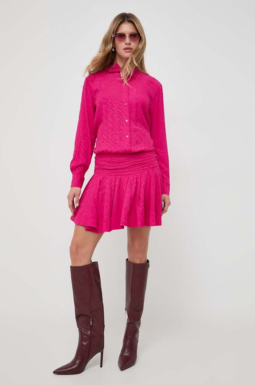 Pinko rochie din amestec de matase