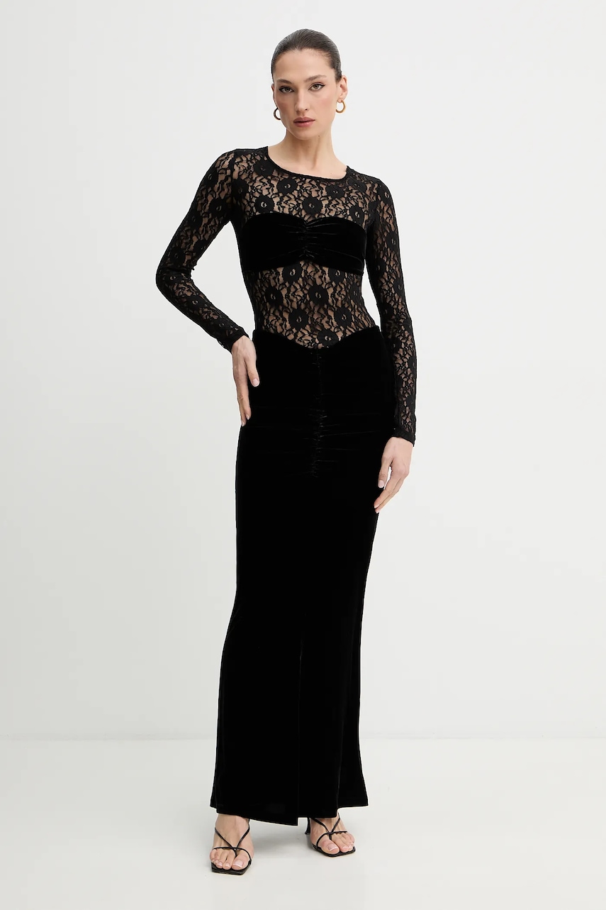 Bardot rochie de catifea