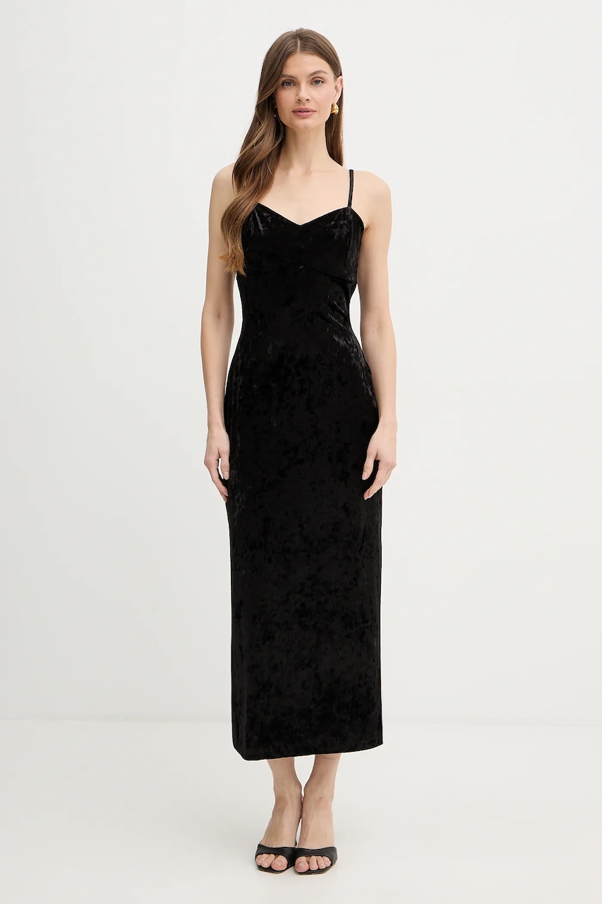 Guess rochie de catifea