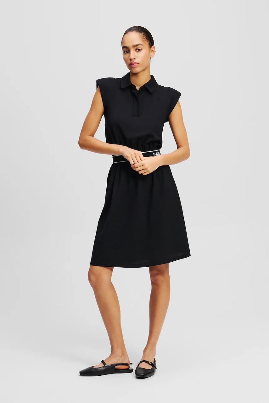Karl Lagerfeld rochie din bumbac