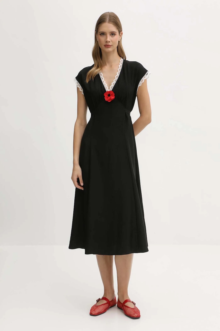 The Sleeper rochie din viscoză