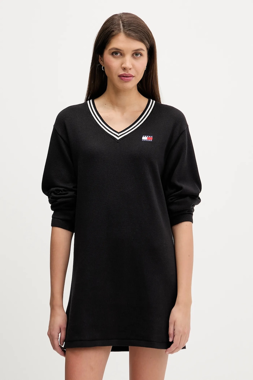 Tommy Jeans rochie din bumbac