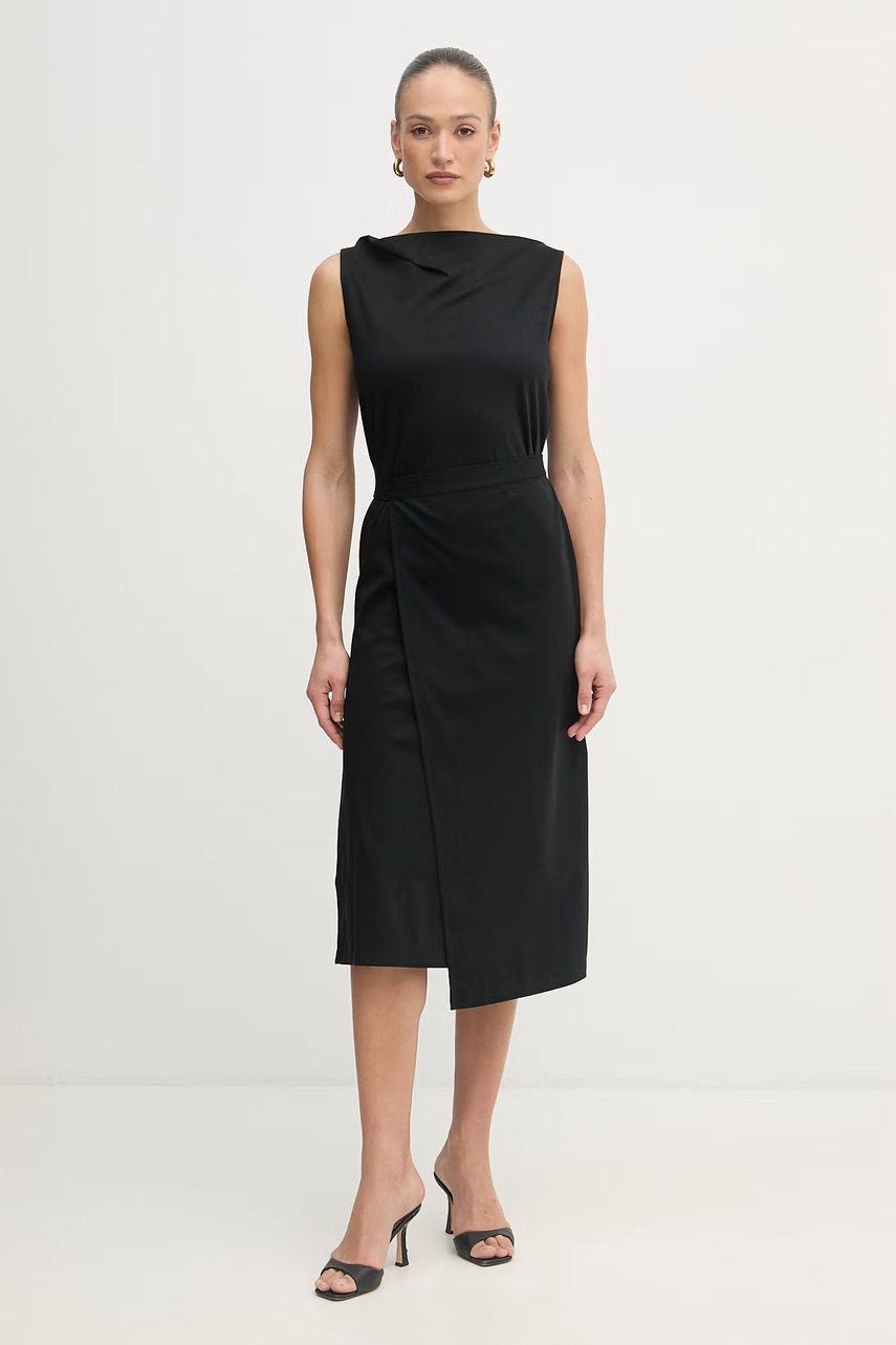 BOSS rochie bumbac Emiaky