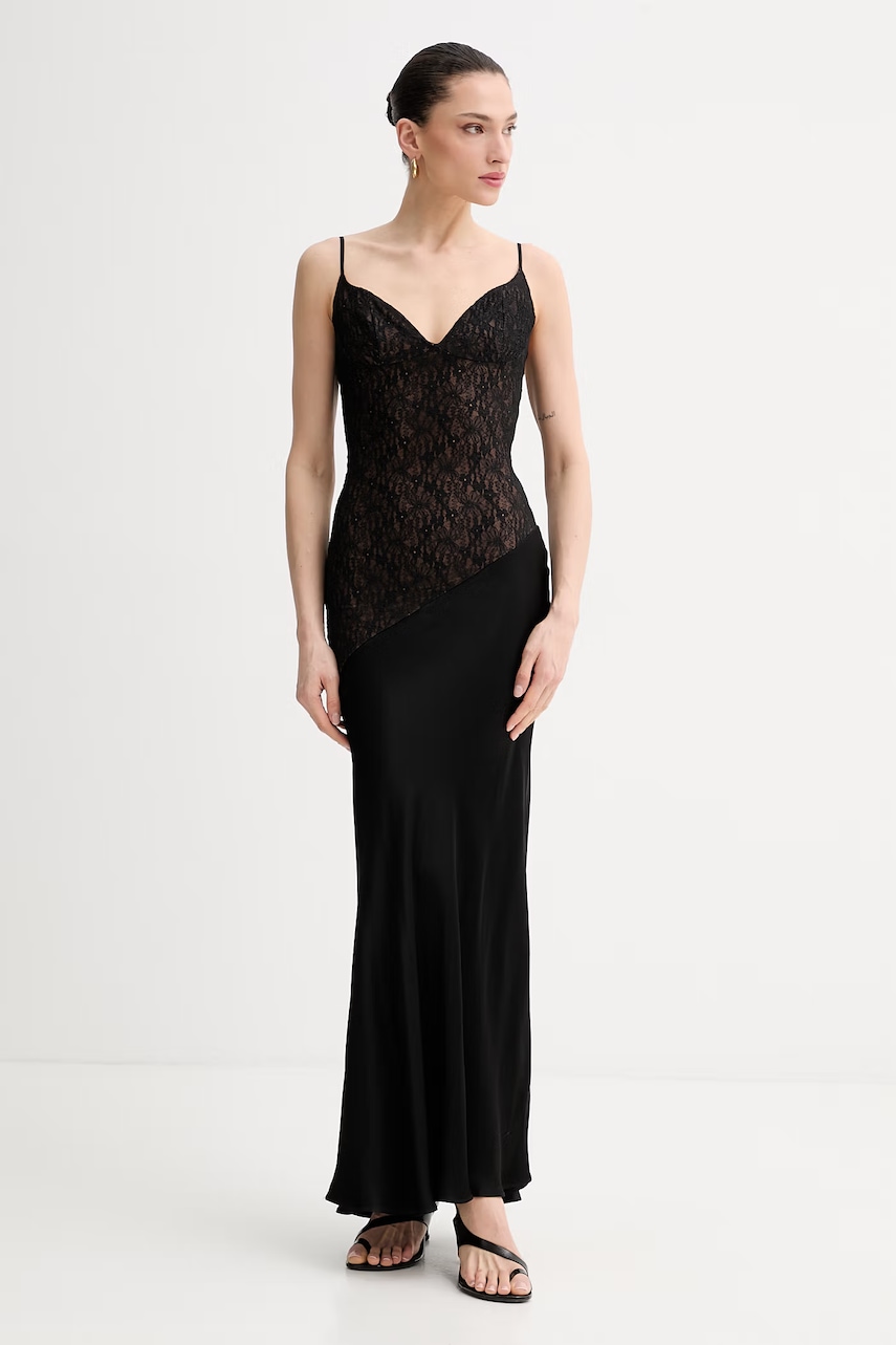 Bardot rochie tip lenjerie intimă din dantelă
