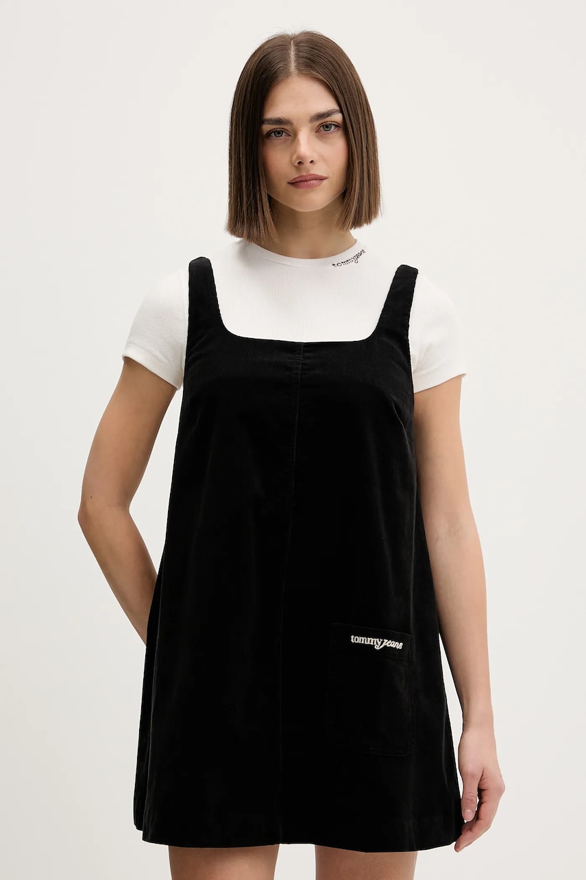 Tommy Jeans rochie din bumbac