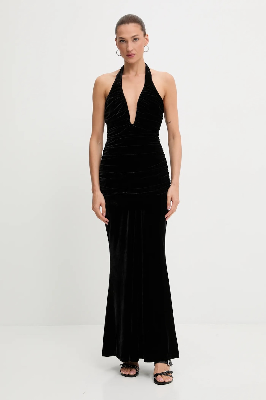 Bardot rochie de catifea