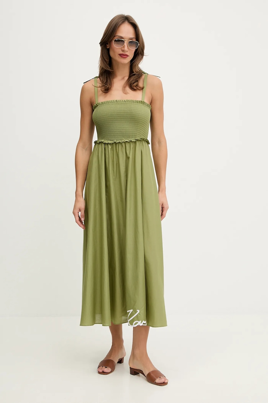 Karl Lagerfeld rochie din bumbac