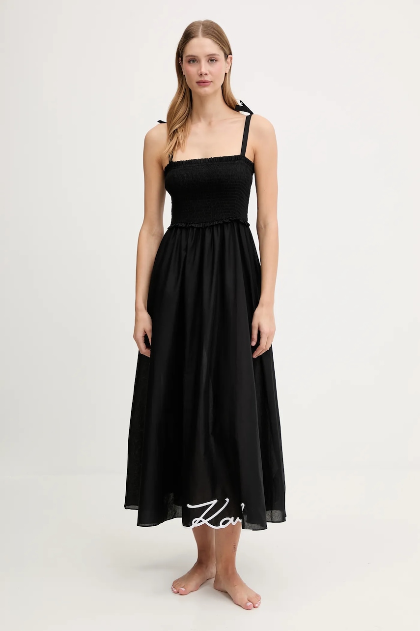 Karl Lagerfeld rochie din bumbac