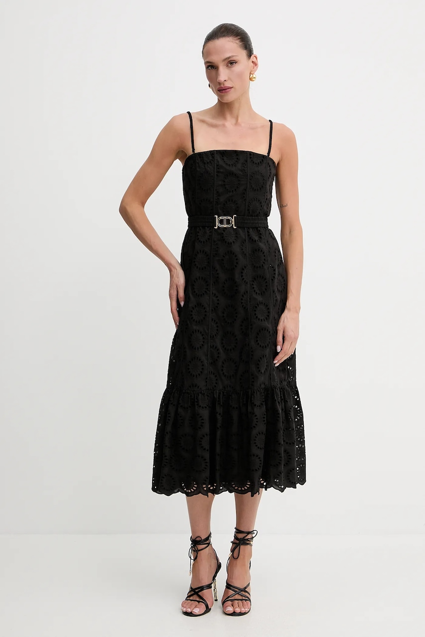 Twinset rochie din bumbac