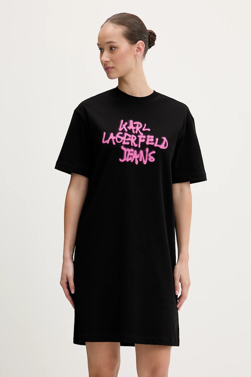 Karl Lagerfeld Jeans rochie din bumbac