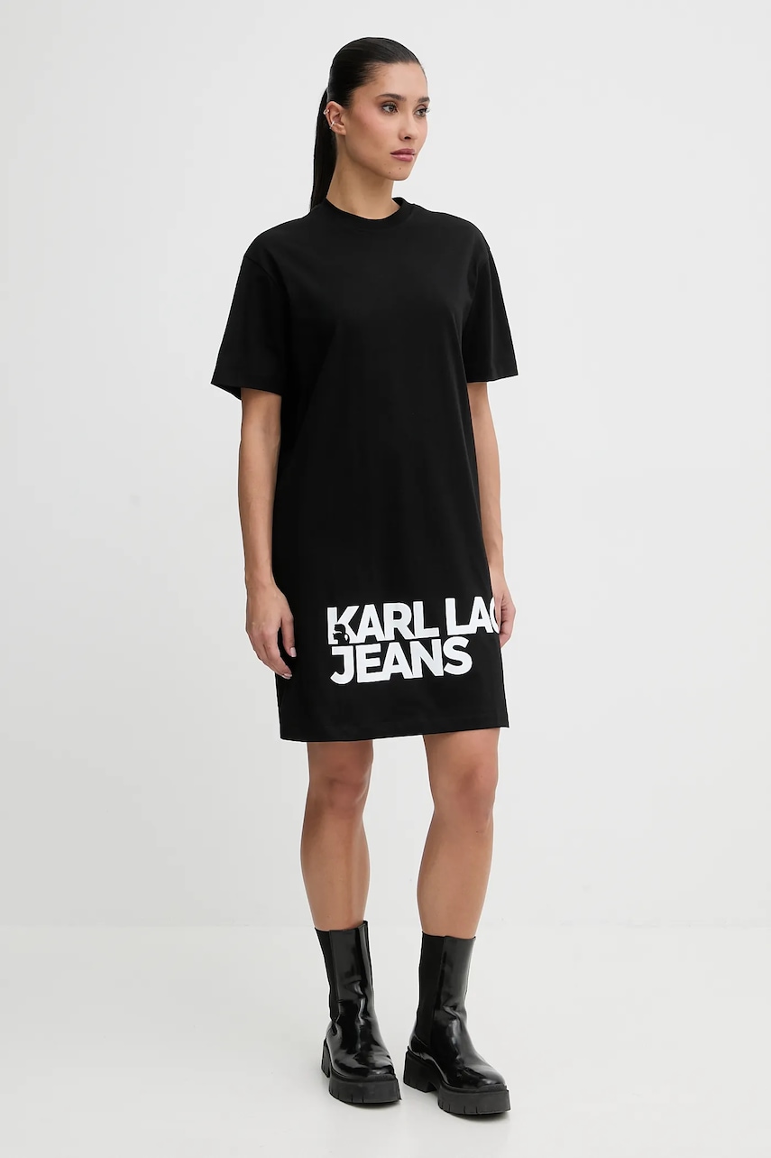 Karl Lagerfeld Jeans rochie din bumbac