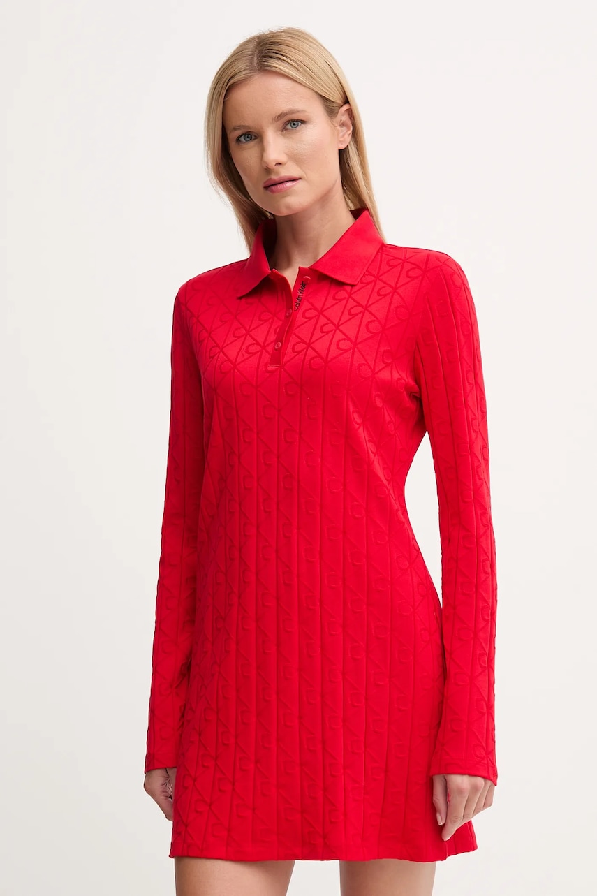 Calvin Klein Jeans rochie din bumbac
