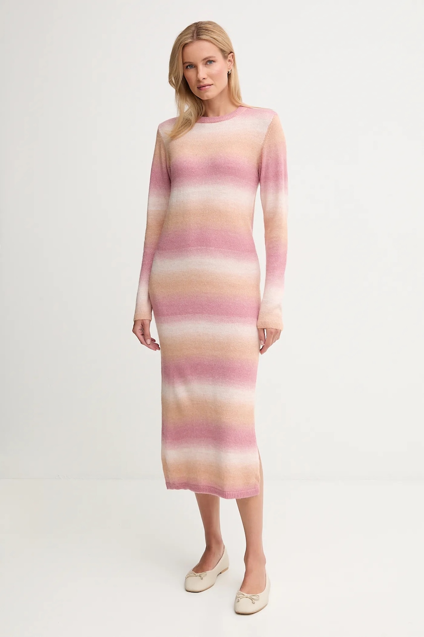 Pepe Jeans rochie din amestec de lână