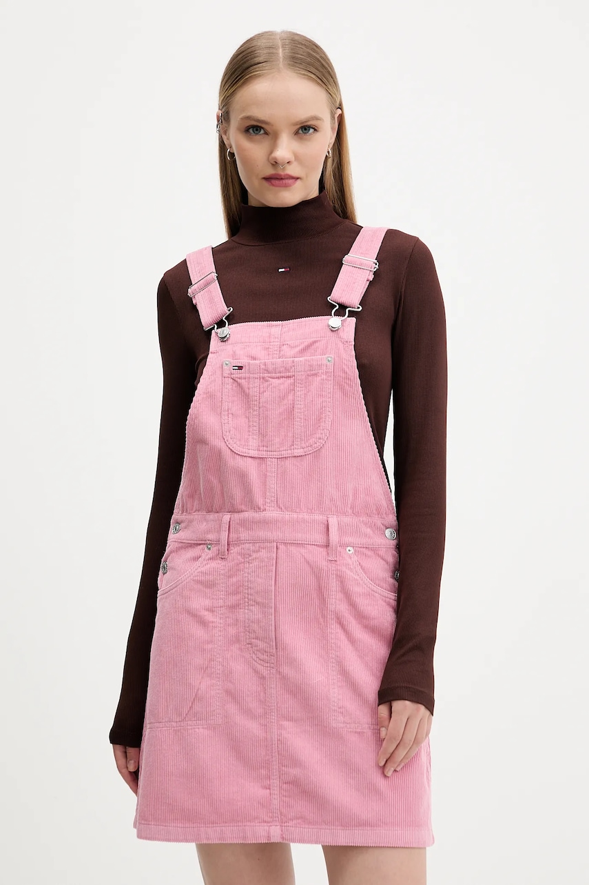 Tommy Jeans rochie din velur