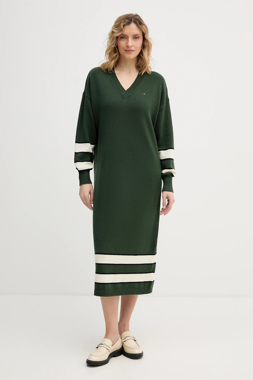 Tommy Hilfiger rochie cu cașmir