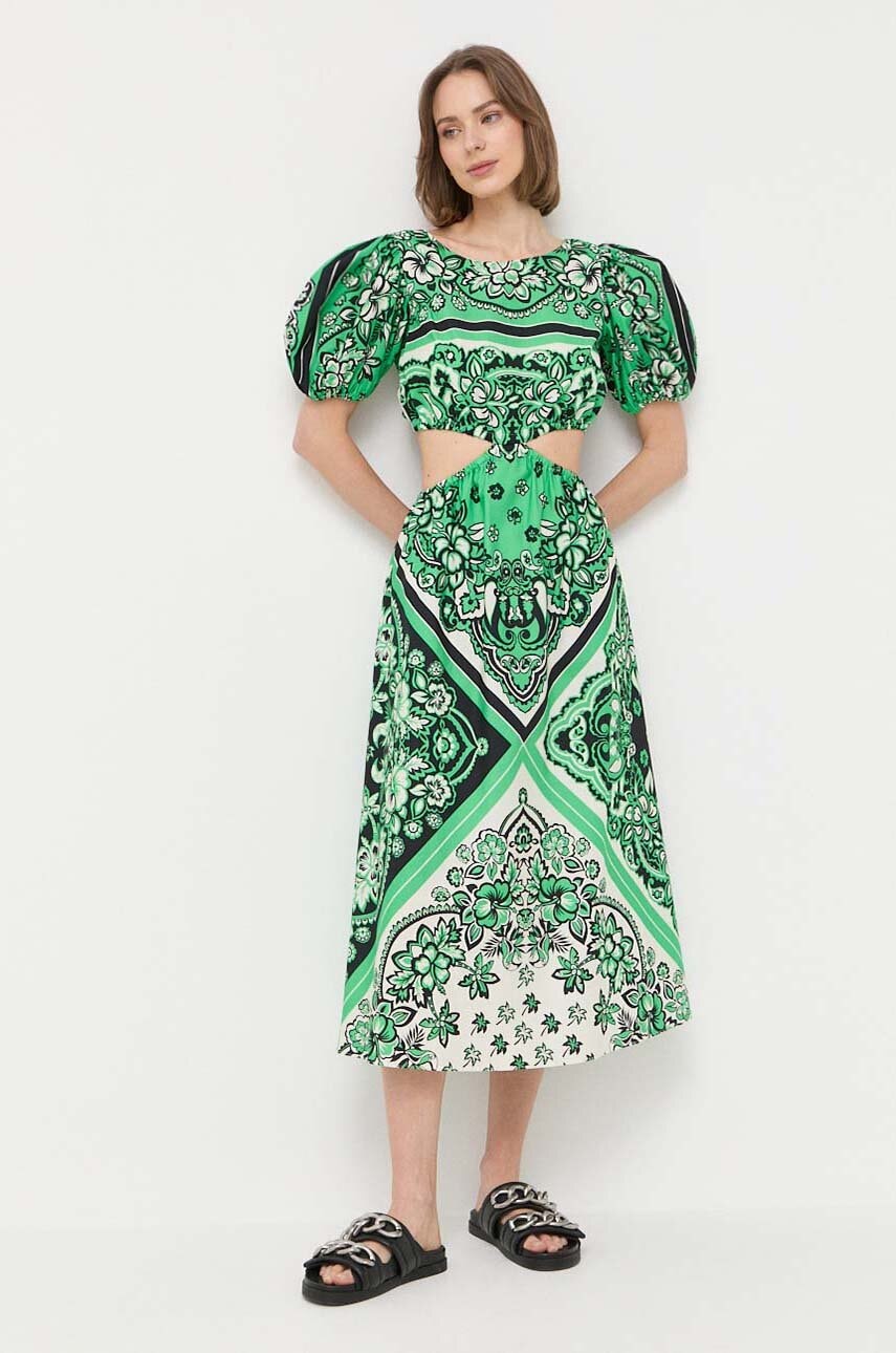 Red Valentino rochie din bumbac