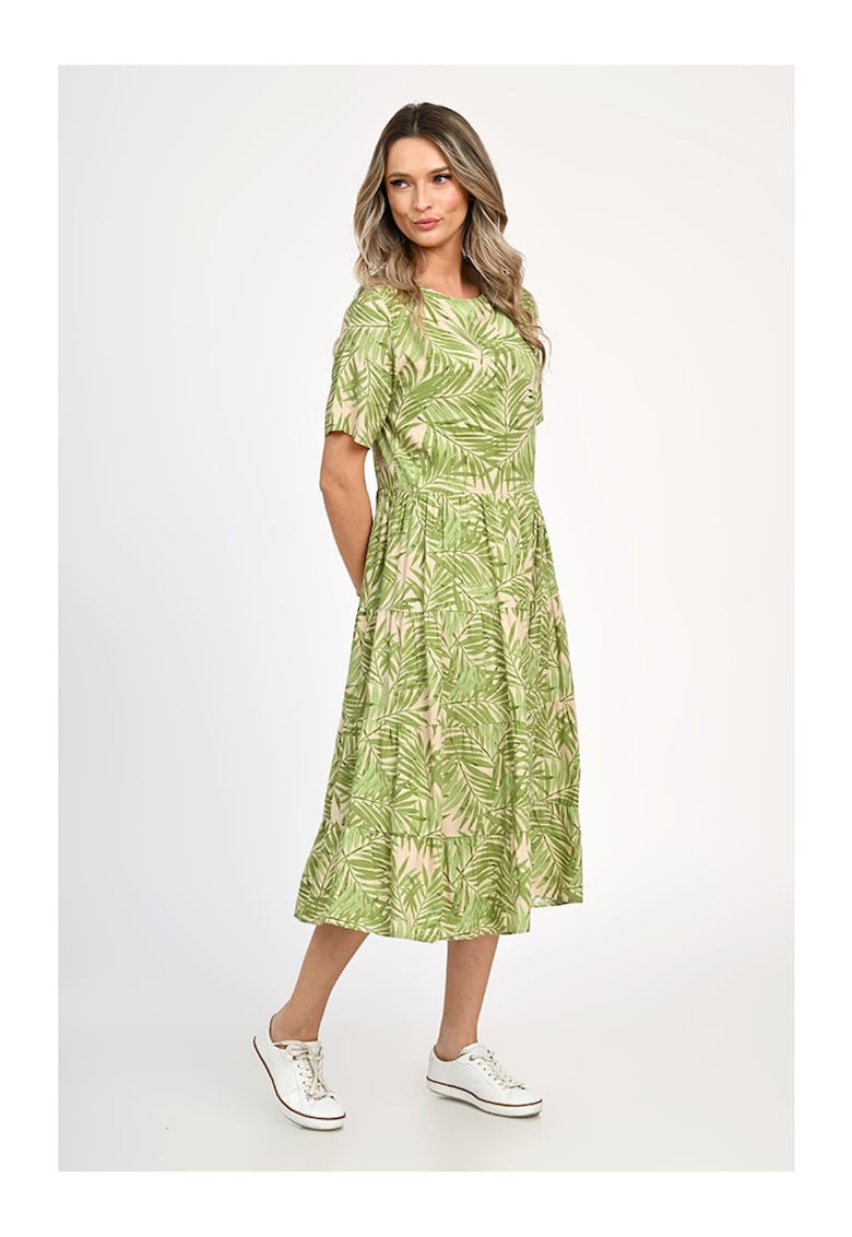 Rochie Dama - Leafy Green V313