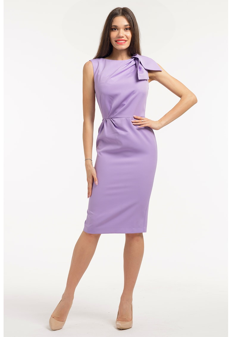 Rochie creion fara maneci - Lila