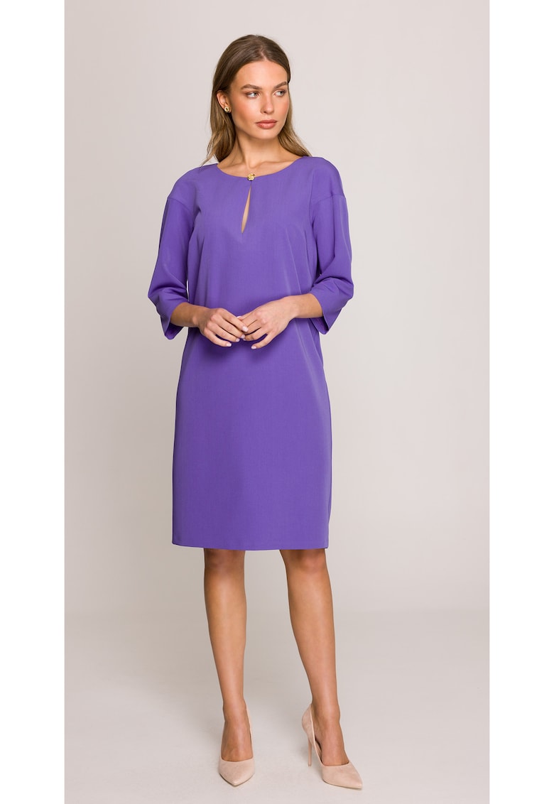 Rochie cu decupaj in forma de lacrima la decolteu -