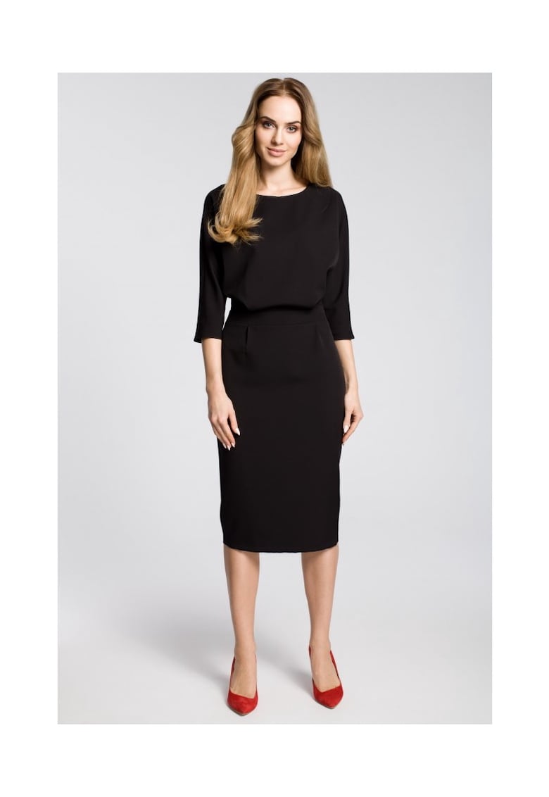 Rochie dama Bleumarin - Negru