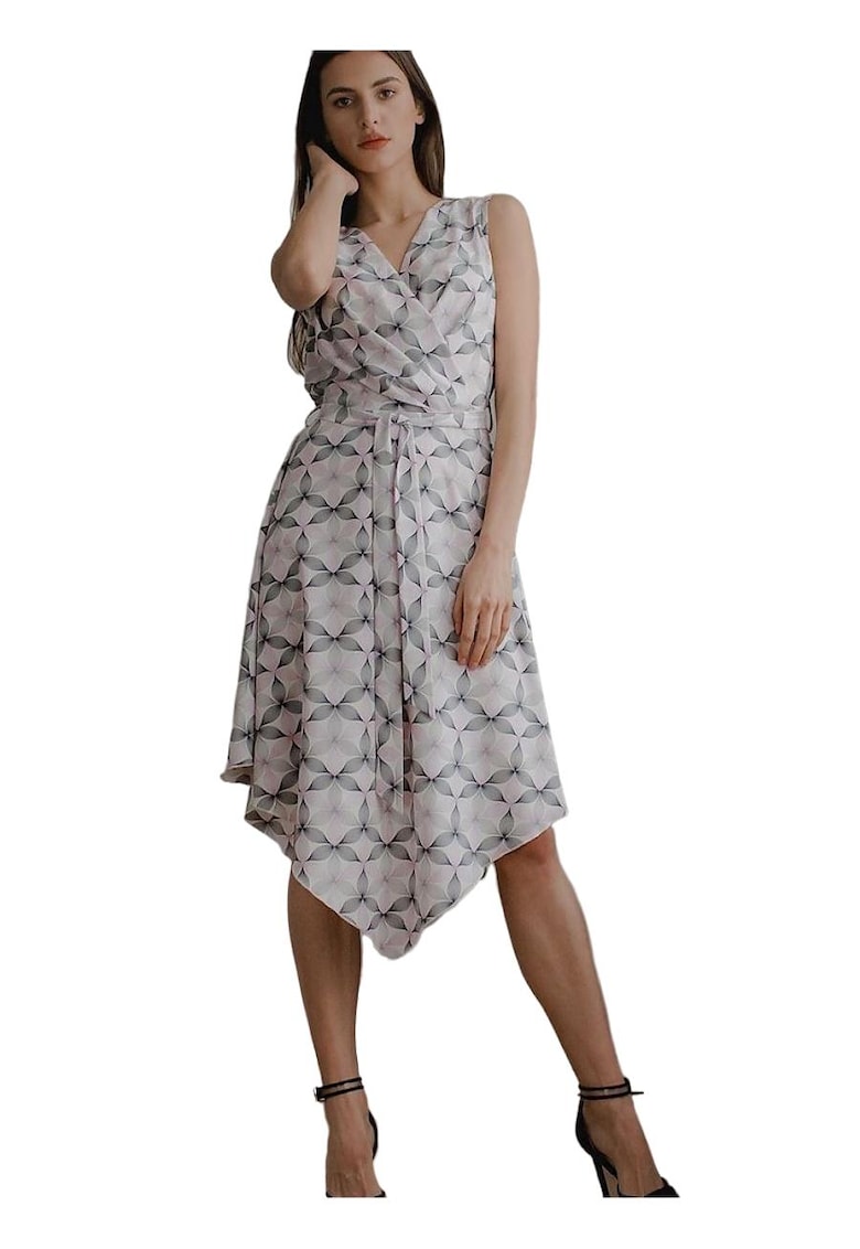 Rochie de cocktail - Poliester/Elastan - Multicolor - Multicolor