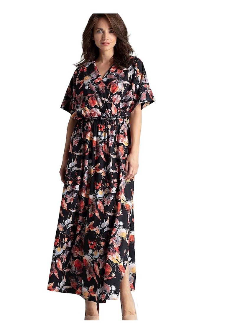 Rochie de zi - Poliester/Elastan - Negru