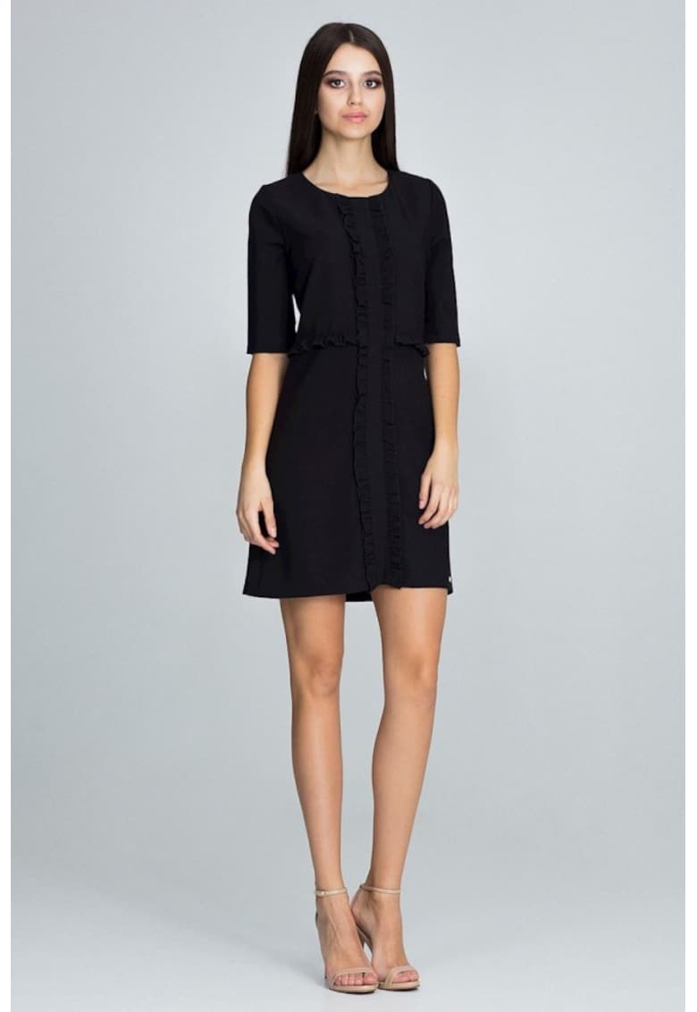 Rochie de zi model 116230 - Negru