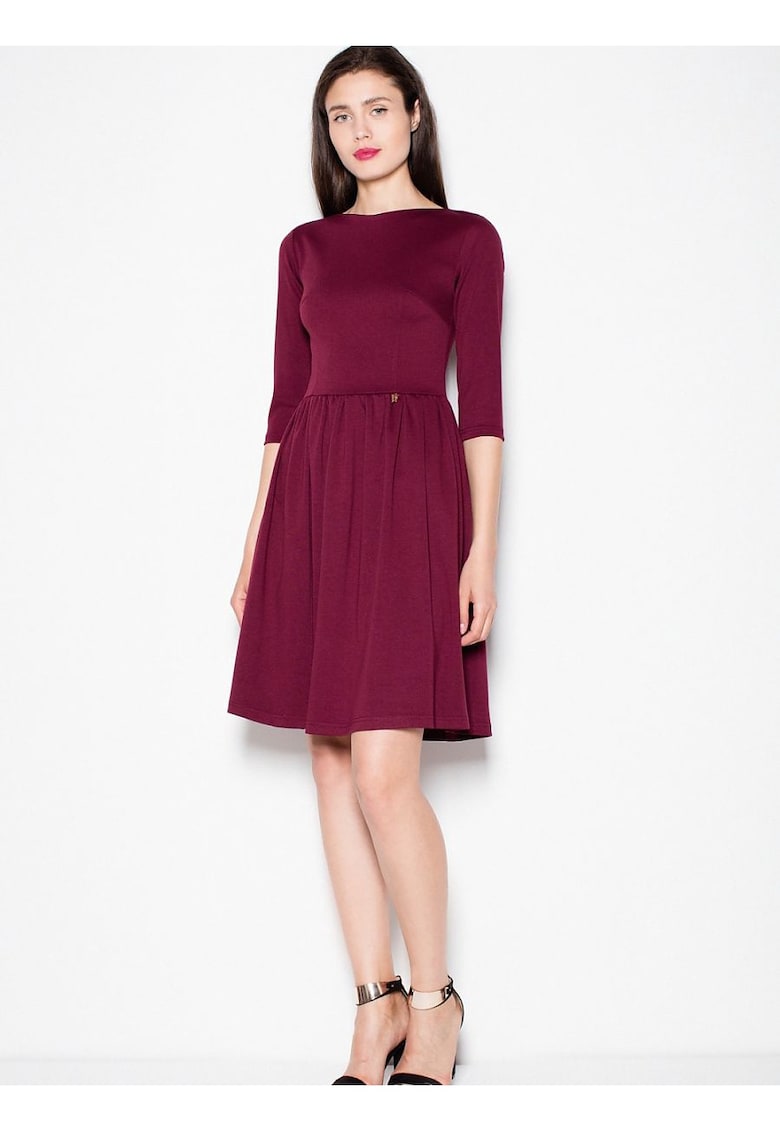 Rochie de zi rosie - casual - XL -