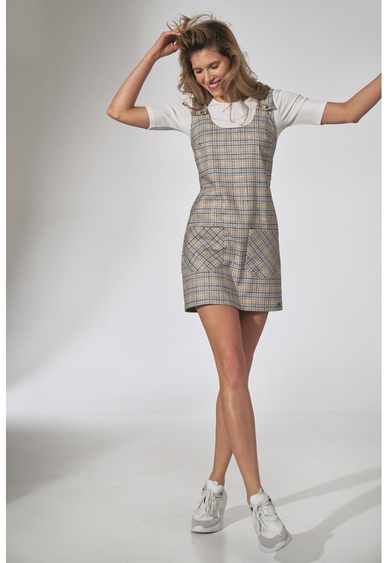 Rochie gri - poliester