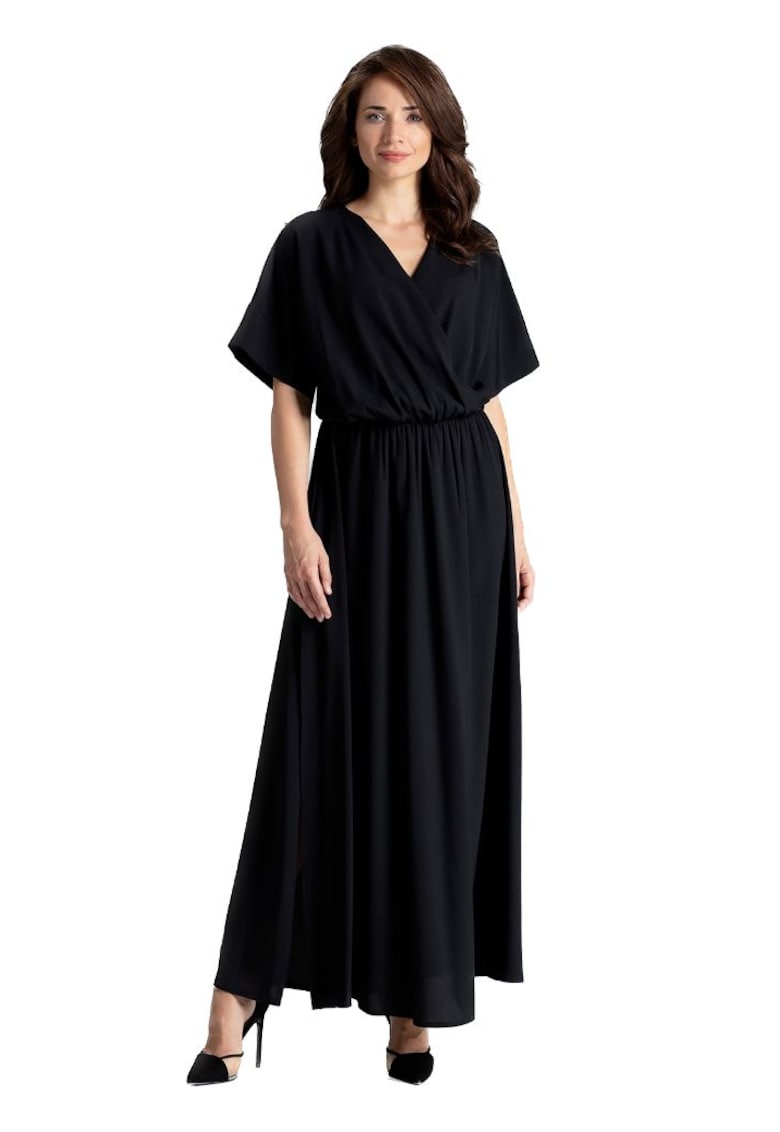 Rochie maxi dama Davide L055 neagra - Negru
