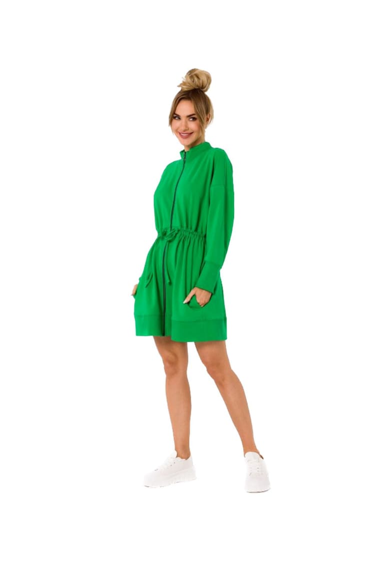 Rochie mini dama - Made of Emotion - Olwelon - verde - XXL/3XL