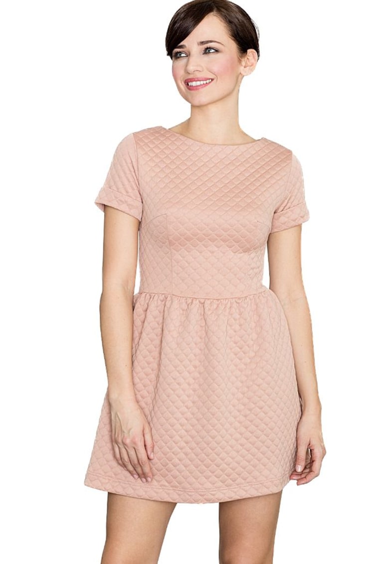 Rochie mini dama Tengoire K147 roz - Roz