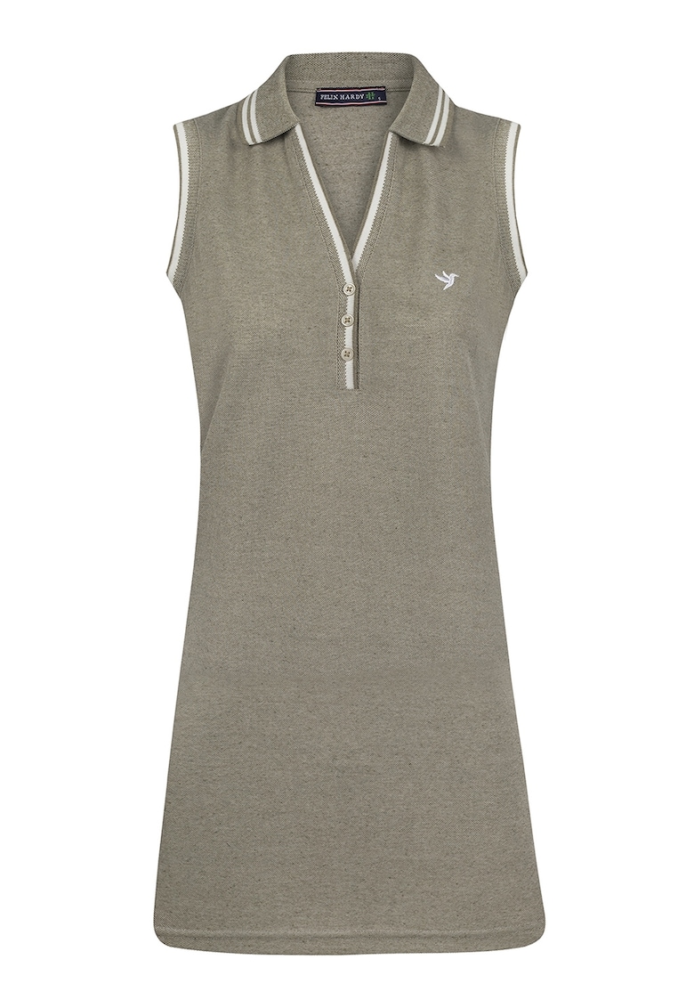 Rochie mini fara maneci - Kaki