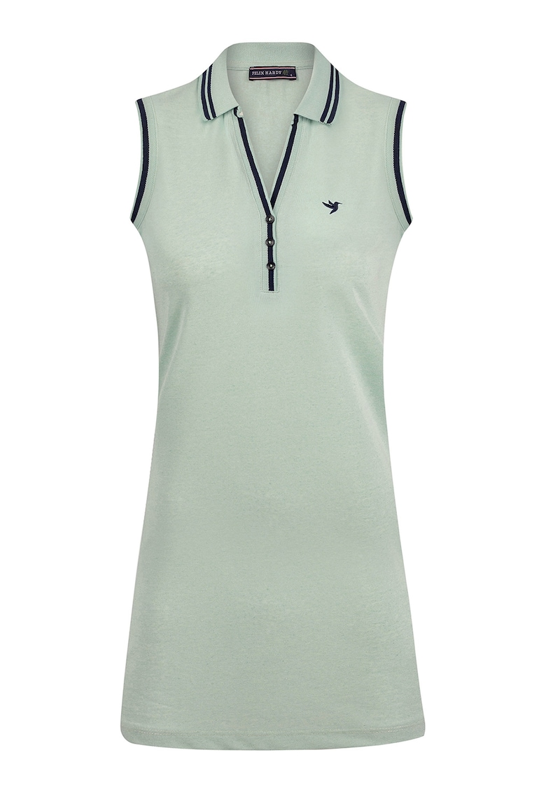 Rochie mini fara maneci - Verde deschis