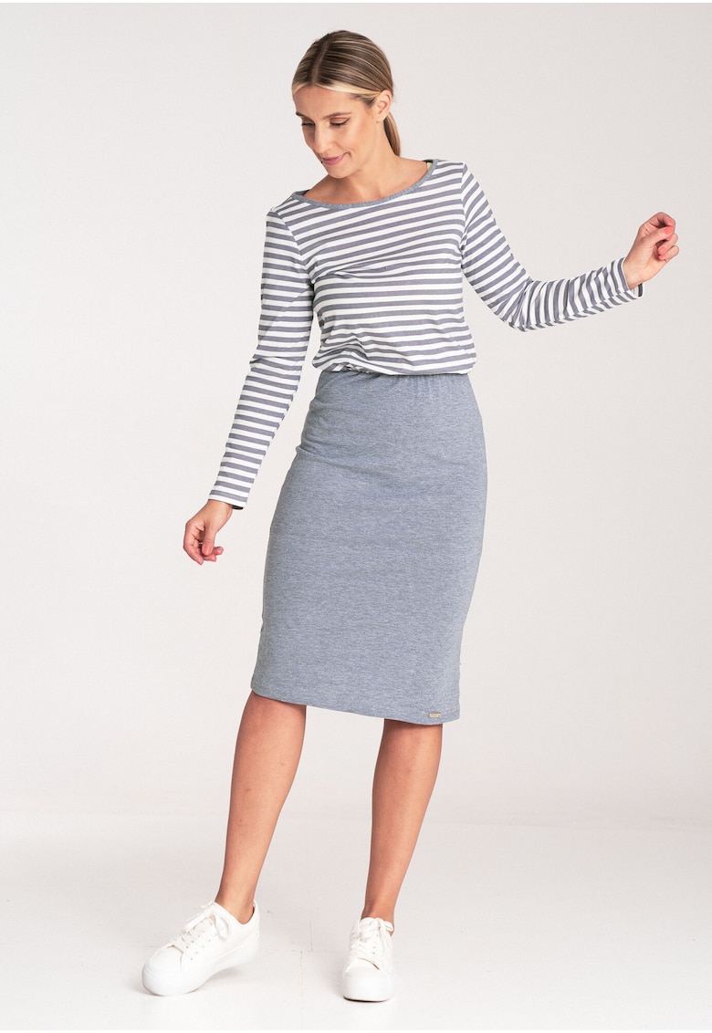 Rochie model M1057 - dungi - gri - bumbac