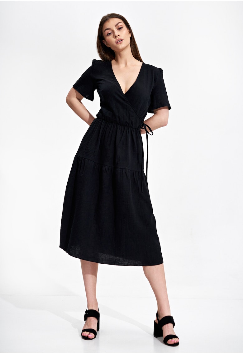 Rochie model M872 - bumbac - negru