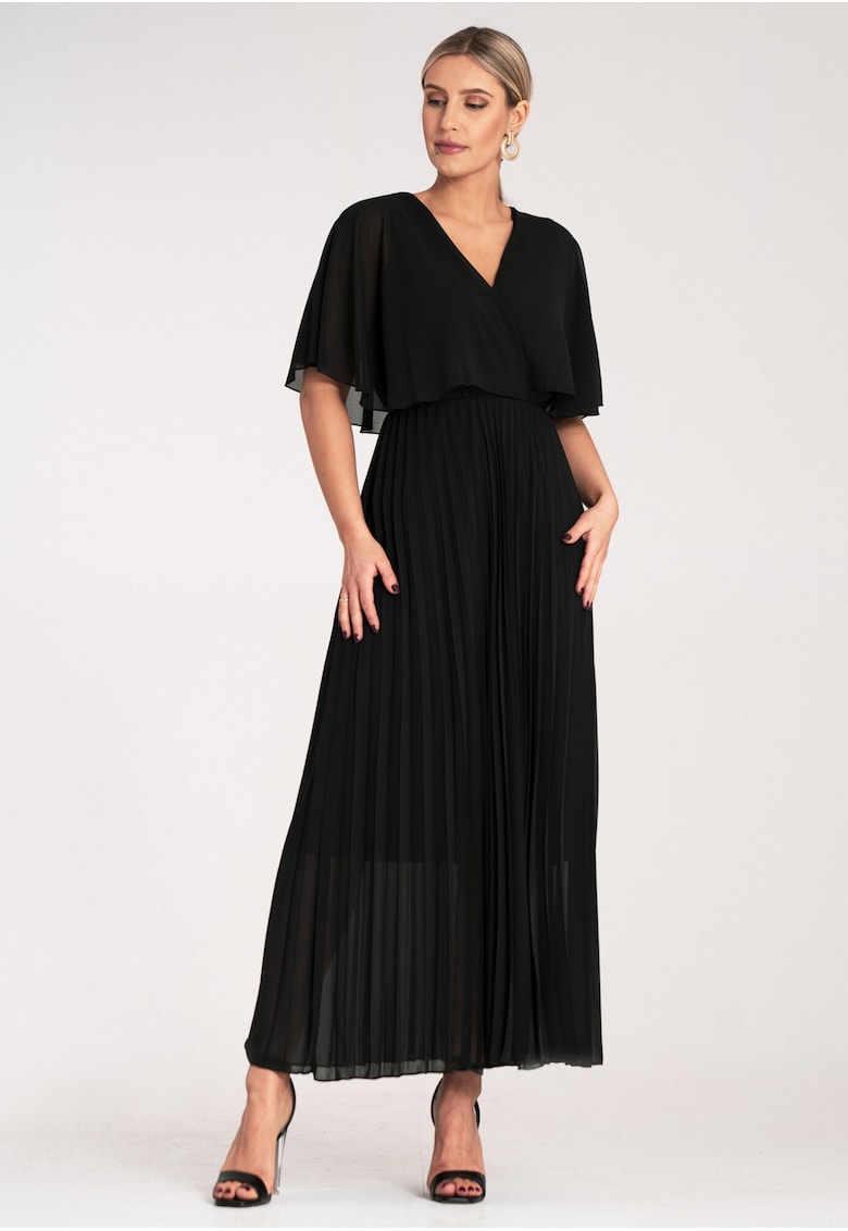 Rochie neagra - eleganta - poliester -