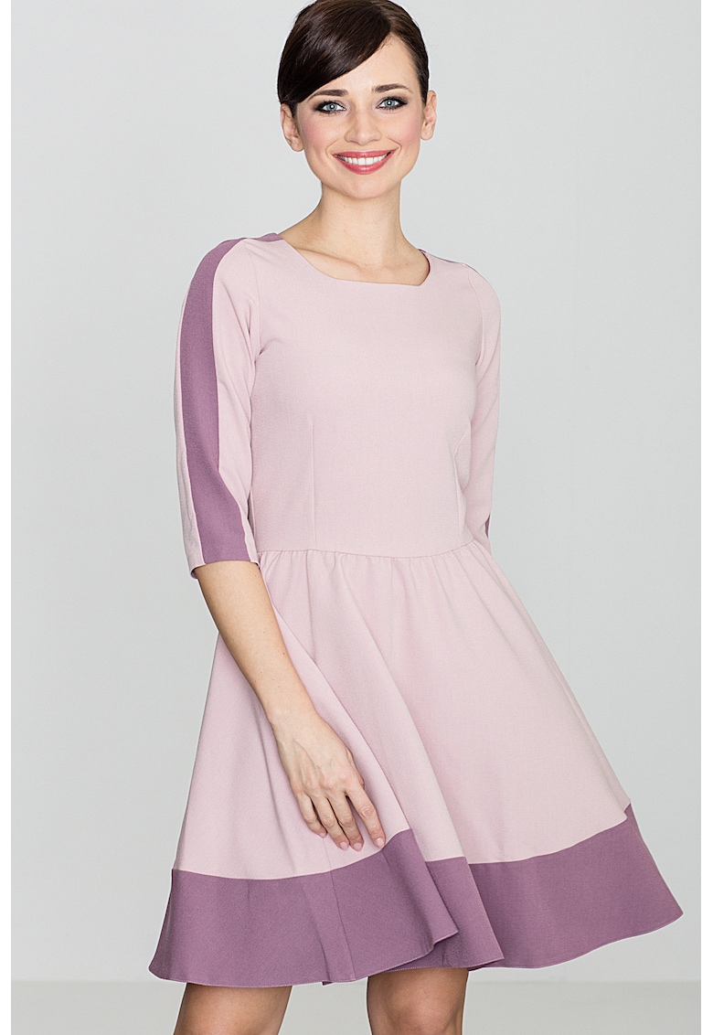 Rochie poliester - roz