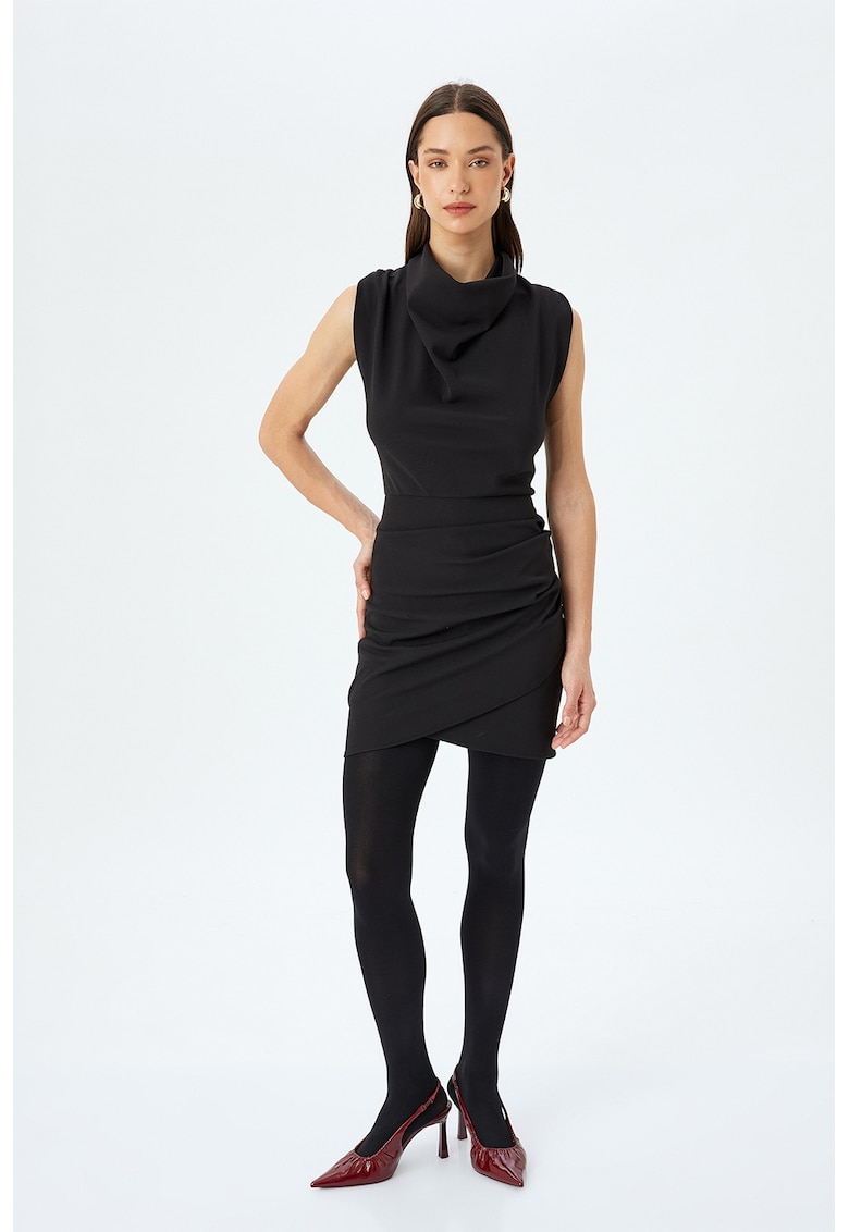 Rochie scurta - fara maneci - Negru