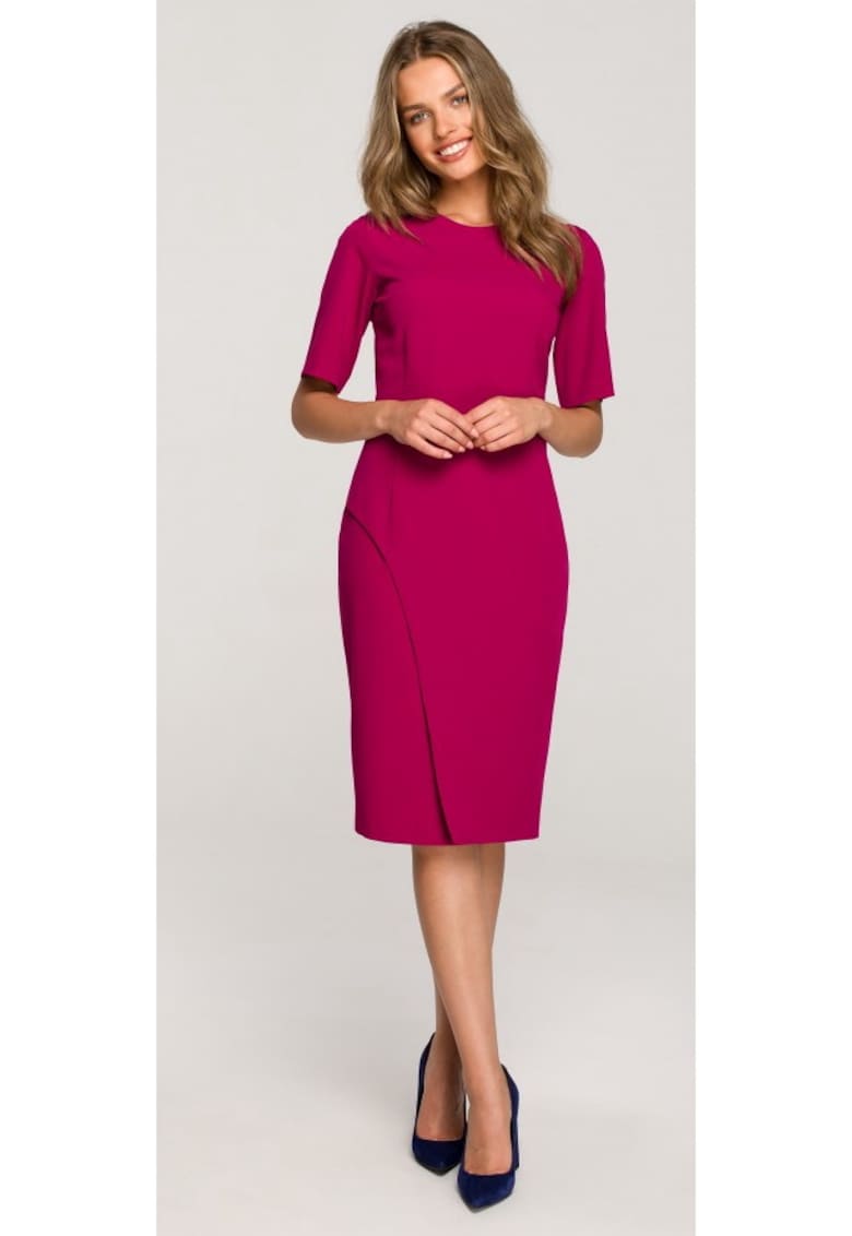 Style Női mini ruha Estridamor S317 szilva - Fucsia