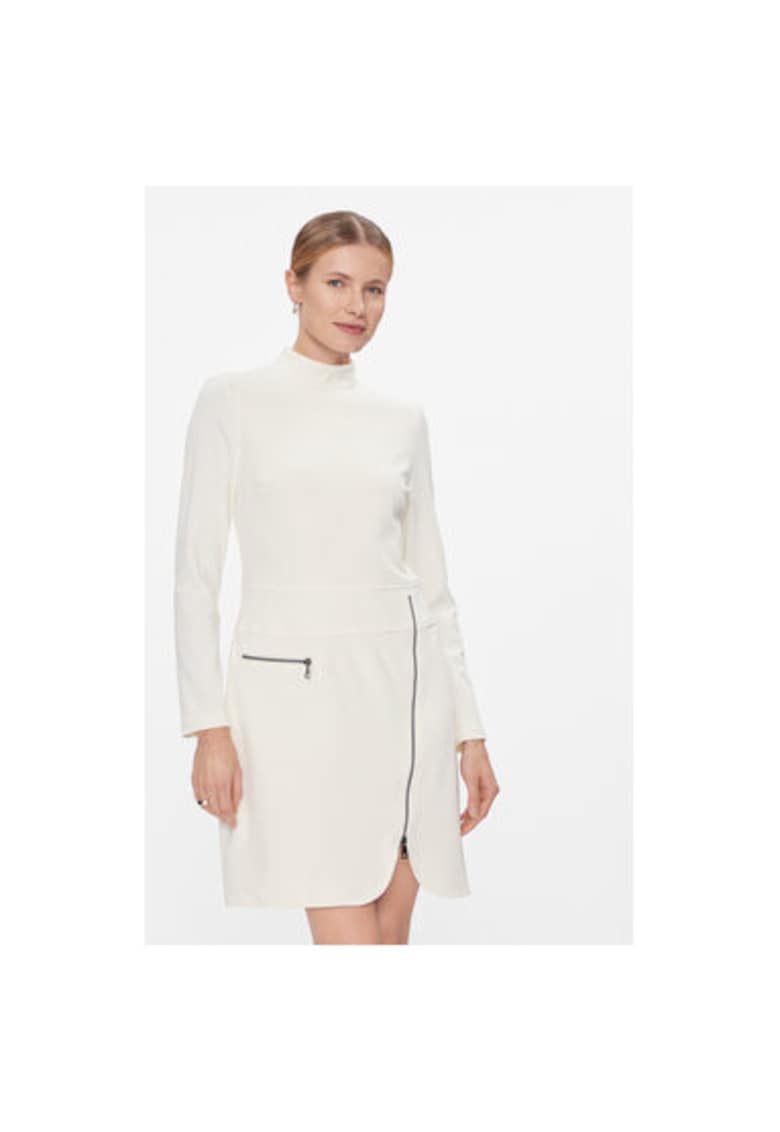 Rochie Dama - 303599928 - Poliester - 43741 - Bej