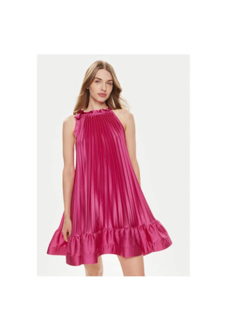 Rochie Dama - 304193705 - Poliester - Roz - Roz