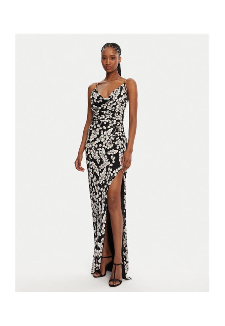 Rochie Dama - 305313553 - Viscoza - Negru - Negru