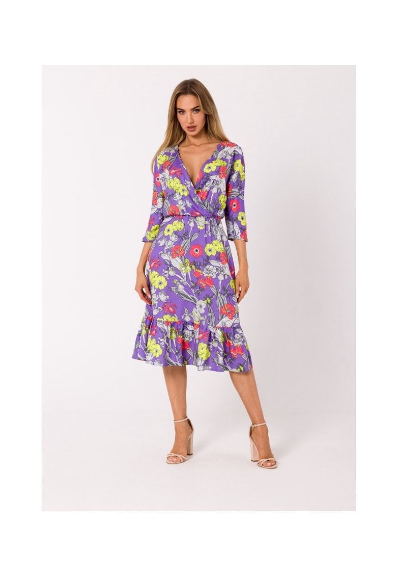 Rochie Poliester - M - Multicolor - Multicolor
