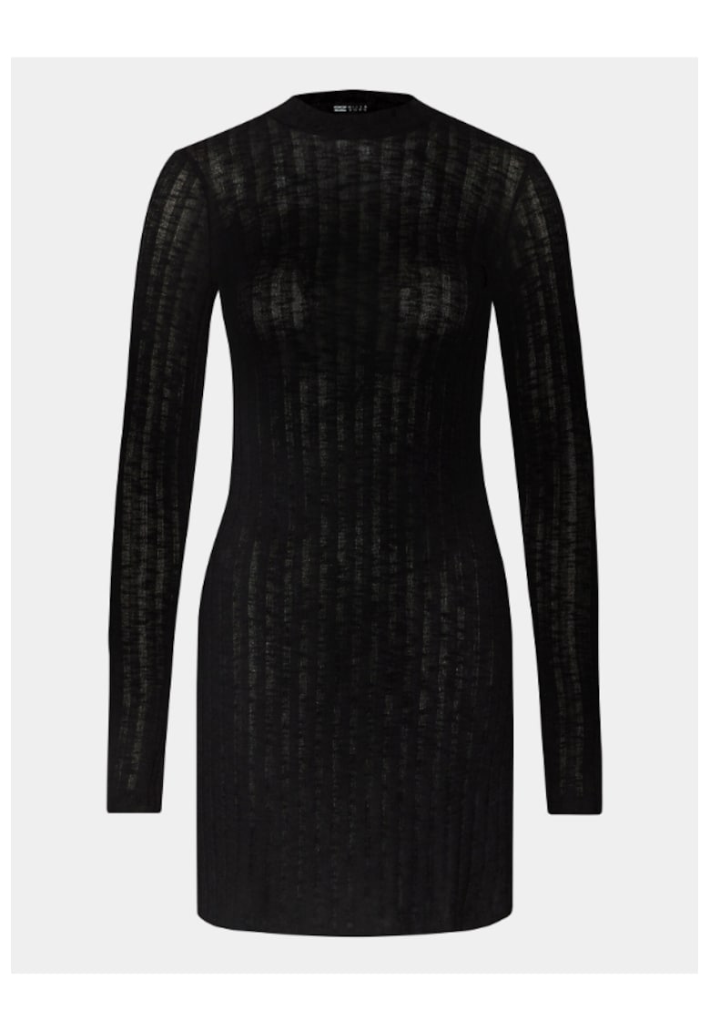 Rochie casual dama - 303009731 - Viscoza - Negru