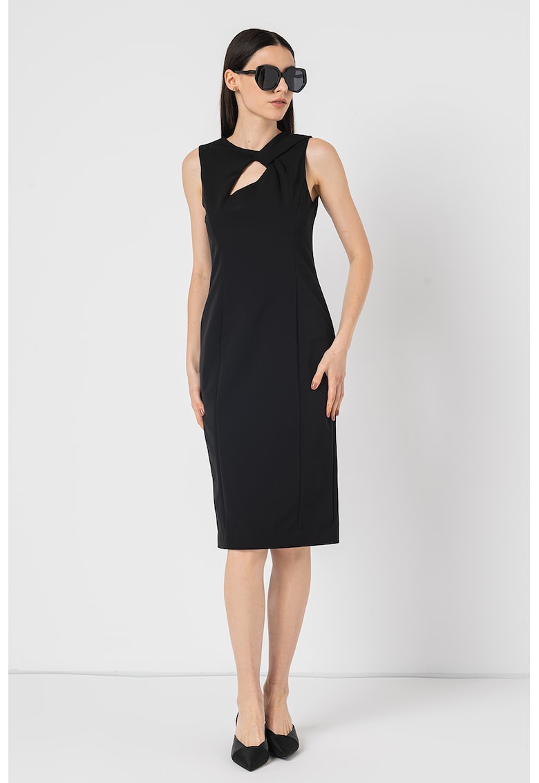Rochie cu decupaj frontal Bolla - Negru