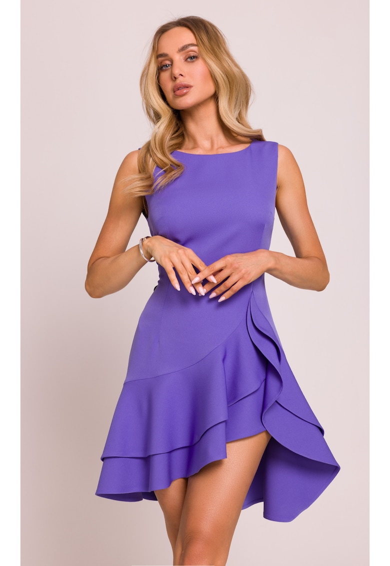 Rochie cu volane - Violet deschis -