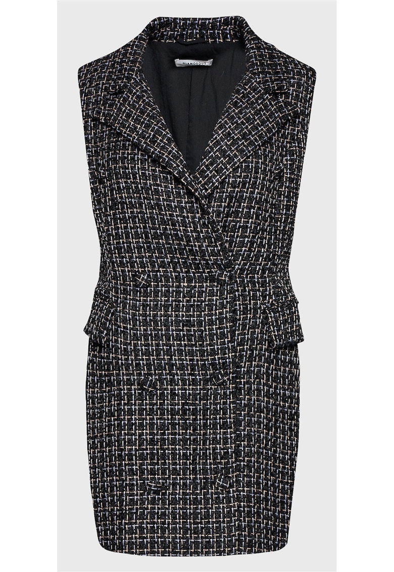 Rochie dama - 301393788 - Poliester - Negru - Negru